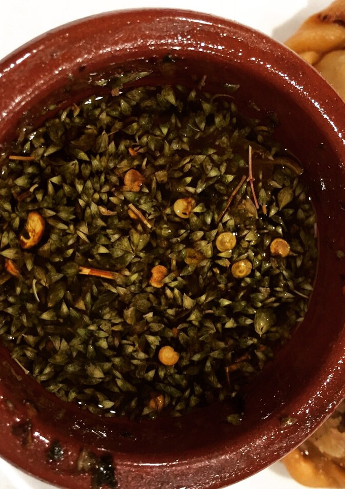 Una foto de Salsa Chimichurri argentina