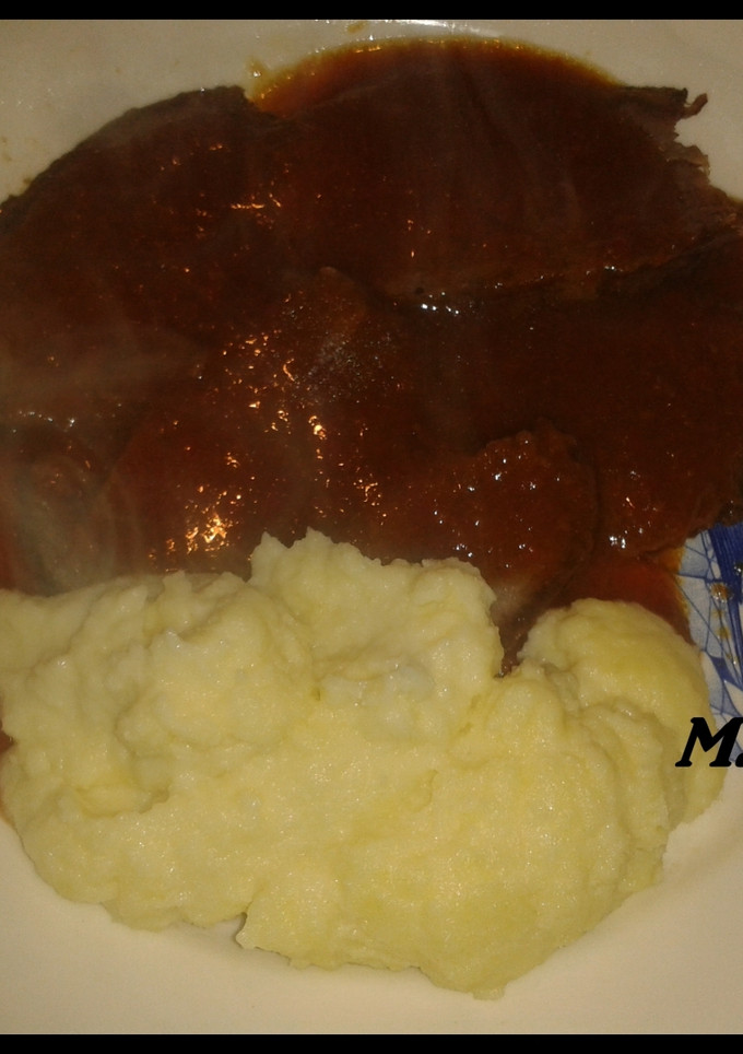 Una foto de Punta de rabadilla asada en olla expres