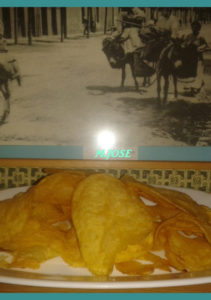 Una foto de Patatas chips caseras