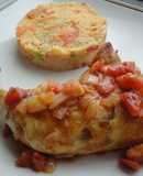 Muslos de pollo asados