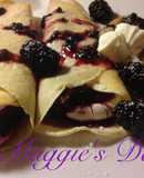 Crepes con moras