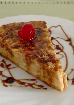 Una foto de Budín de buñuelos de calabaza