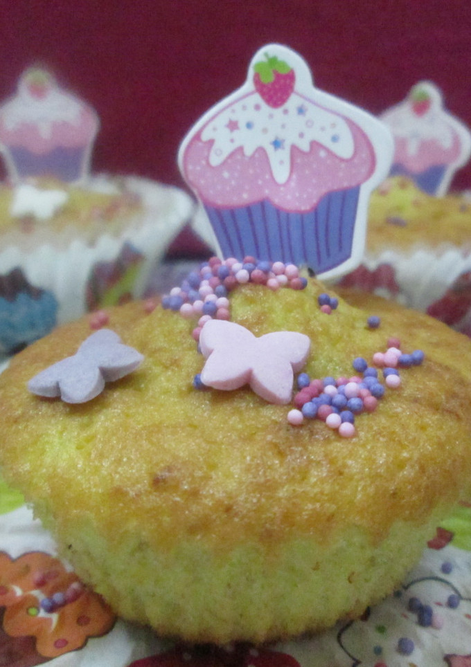 Una foto de Muffin con pasas de uvas al ron