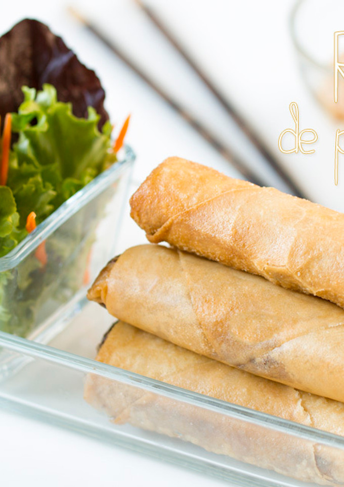 Una foto de Rollitos de primavera estilo Thai