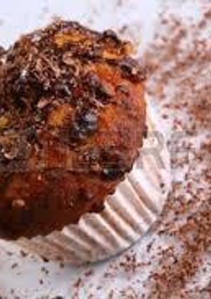 Una foto de Cupckakes con chips de chocolate negro o blanco