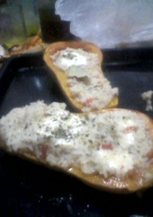 Una foto de Calabazas rellenas con arroz.