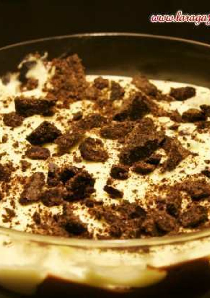Una foto de Copa de crema de mascarpone con Nutella y chocolate al peperoncino