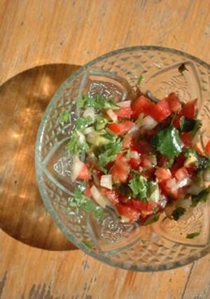 A picture of Pico de Gallo Salsa.