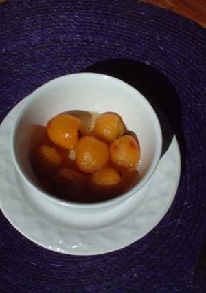 Una foto de Tejocotes en almibar