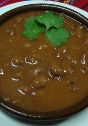 Una foto de Sopa de frijoles