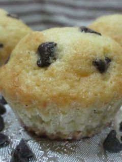 Una foto de Muffin con perlitas de chocolate negro