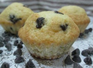 Una foto de Muffin con perlitas de chocolate negro