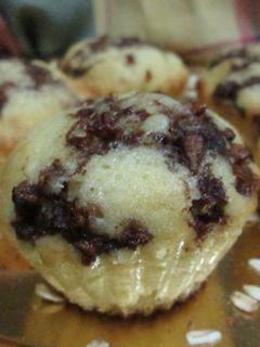 Una foto de Muffin con crumble de manzana