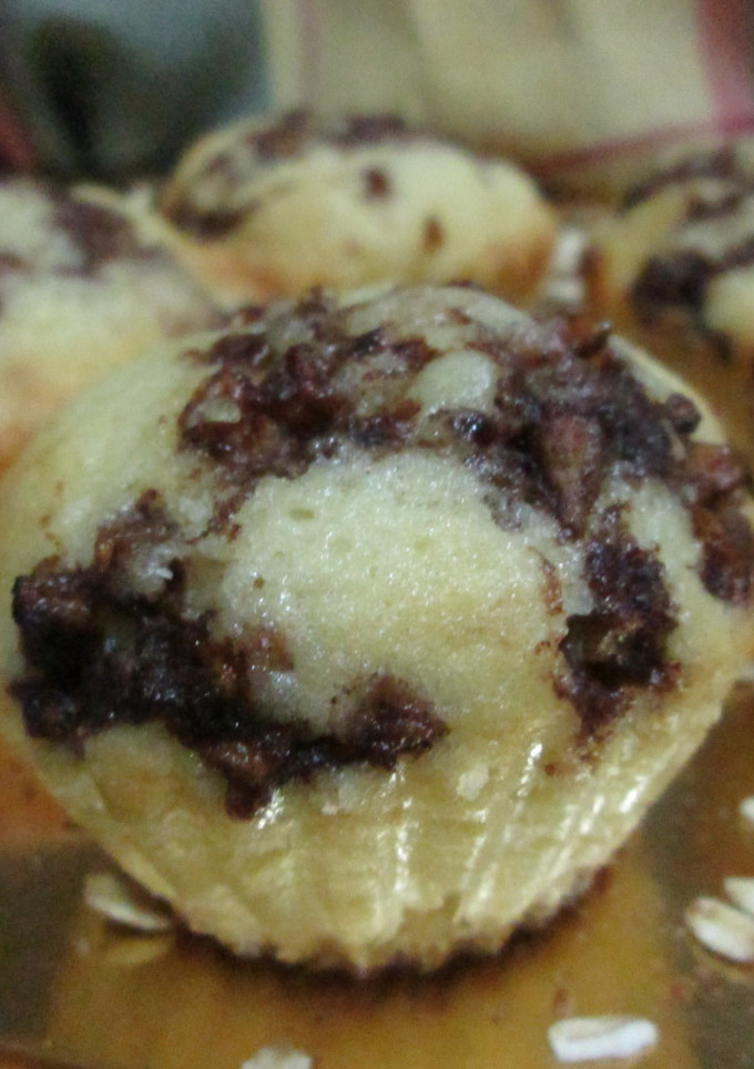Una foto de Muffin con crumble de manzana