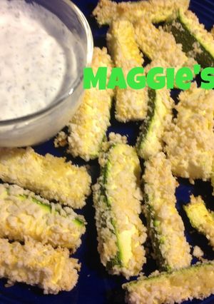 Una foto de Zucchini fritos