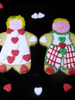 Una foto de Galletas de mantequilla San Valentín - Pareja de enamorados