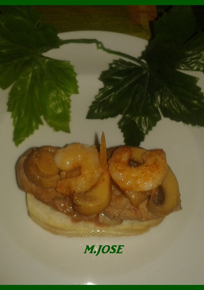 Una foto de Montadito de solomillo