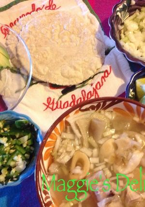 A picture of Menudo Blanco in Pressure Cooker.