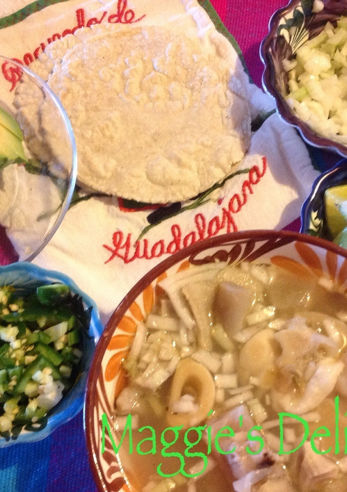 Una foto de Menudo blanco en olla exprés