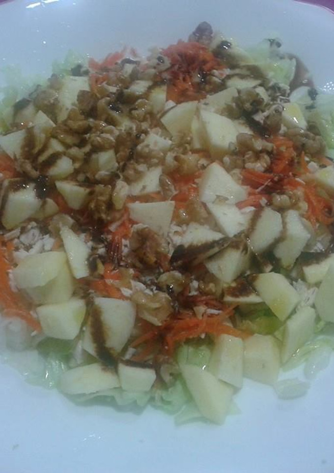 Una foto de Ensalada reciclada