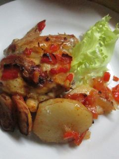 Una foto de Alitas de pollo al chimichurri picante