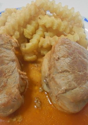 Una foto de Solomillo relleno de queso