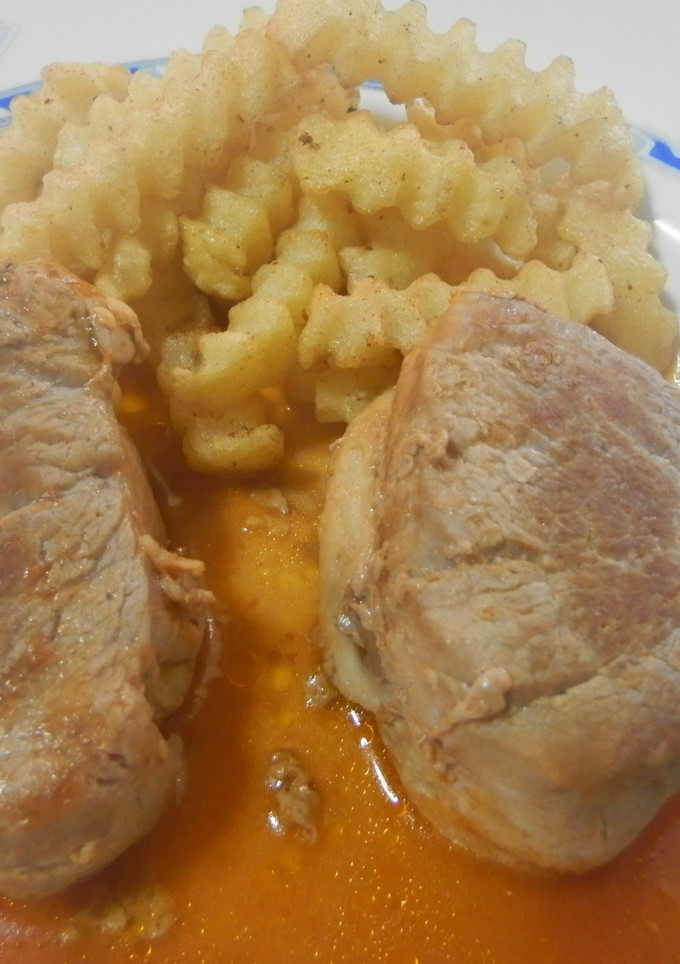 Una foto de Solomillo relleno de queso