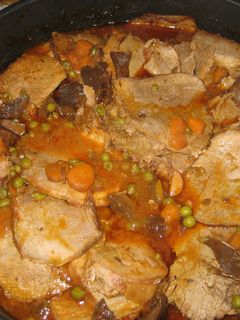 Una foto de Redondo de ternera guisado