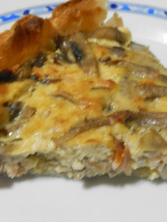 Foto principal de Quiche de salmón y setas