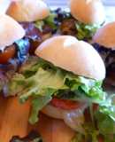 Minihamburgesas de pollo o carne