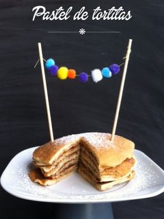 Una foto de Pastel de tortitas