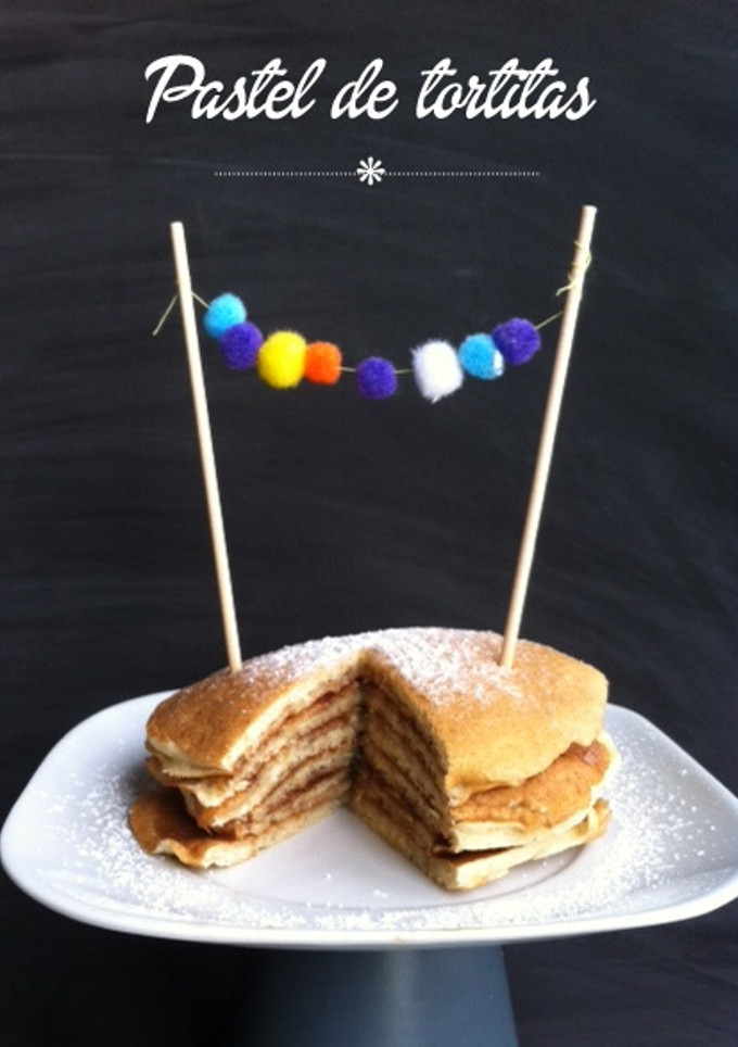 Una foto de Pastel de tortitas