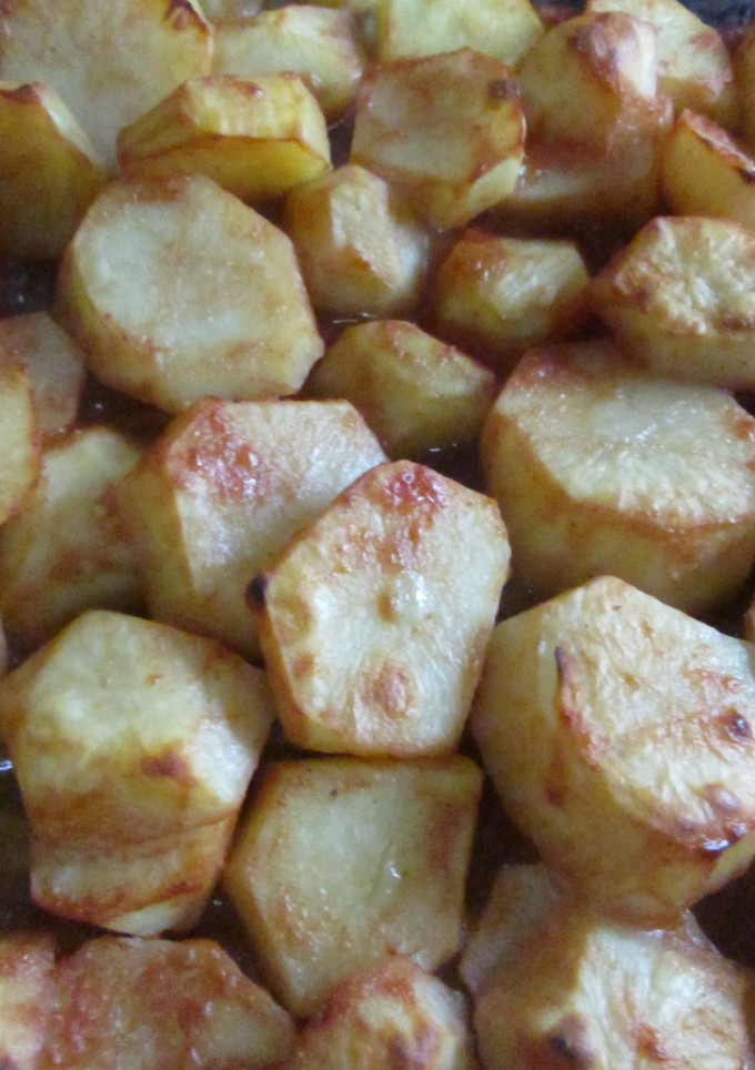 Una foto de Patatas al ketchup horneadas
