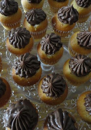 Una foto de Minicupcakes de café y crema de avellanas