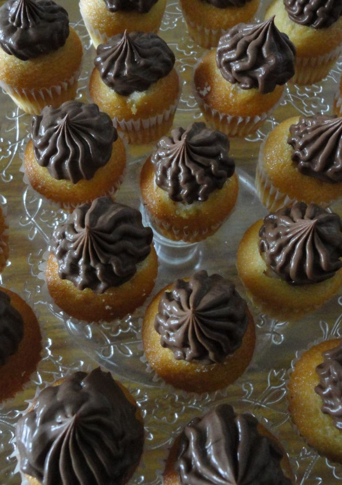 Una foto de Minicupcakes de café y crema de avellanas