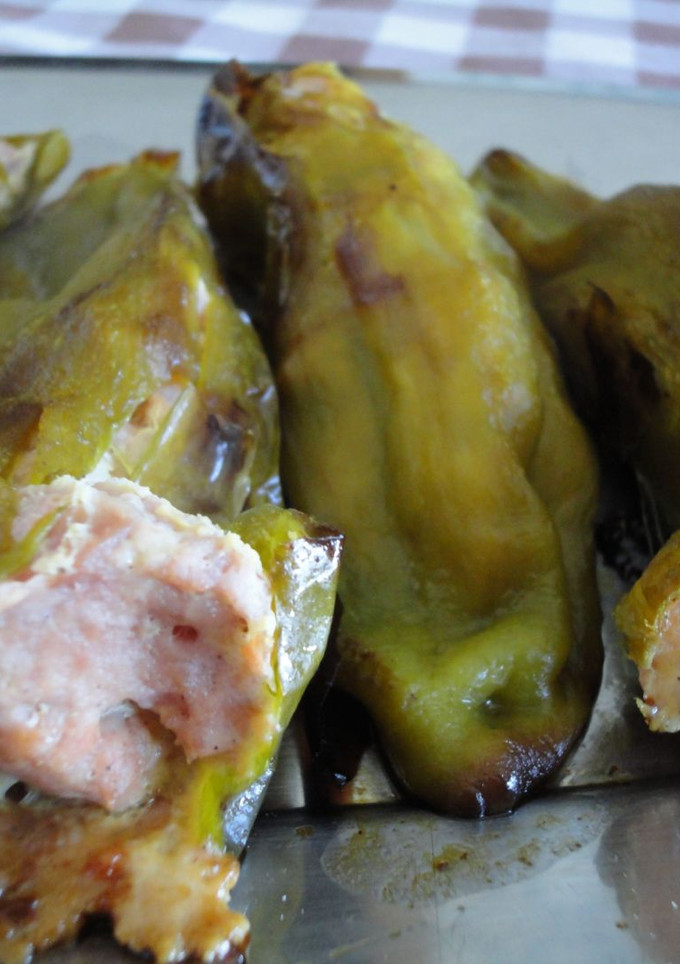 Una foto de Pimientos italianos rellenos de carne