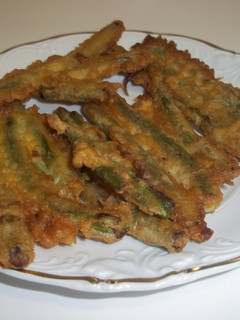 Una foto de Judías verdes con tempura