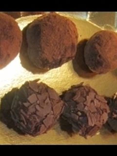 Una foto de Trufas de chocolate Pablo
