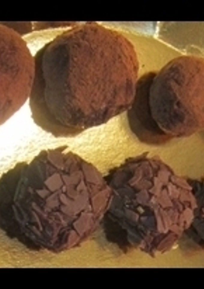 Una foto de Trufas de chocolate Pablo