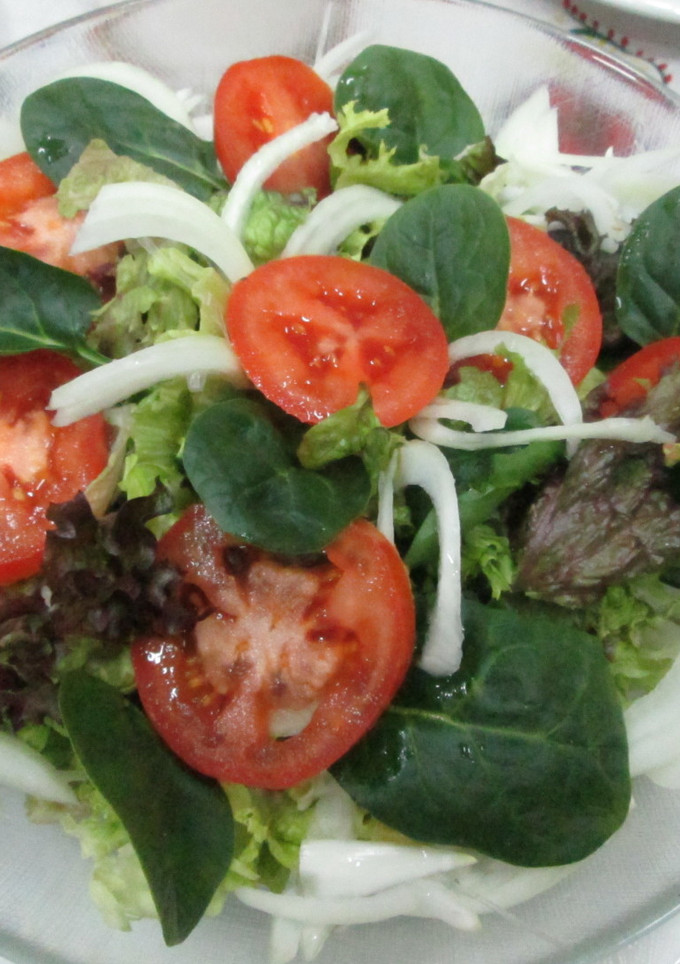 Una foto de Ensalada fresca sin aceite