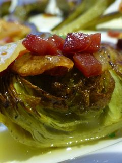 Una foto de Alcachofas naturales con jamón rápidas