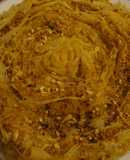 Ruffle milk pie (tarta de pasta philo)
