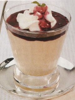 Una foto de Mousse de vino oporto