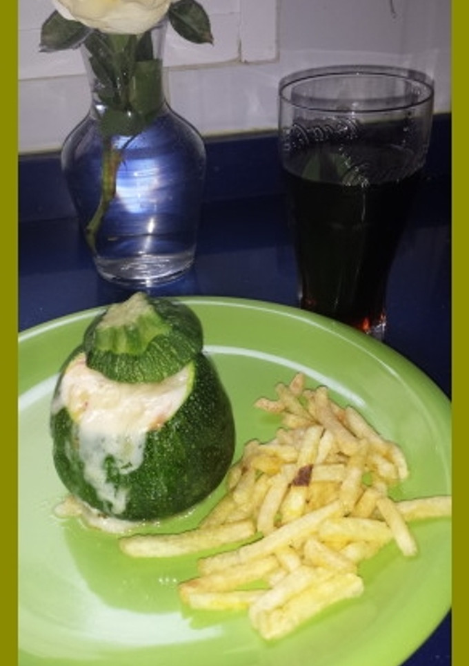 Una foto de Vasitos de calabacín