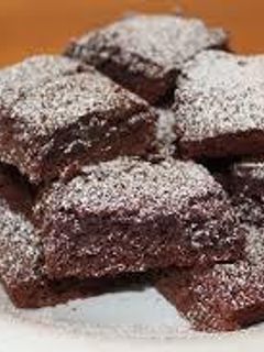 Una foto de Brownies sin horno