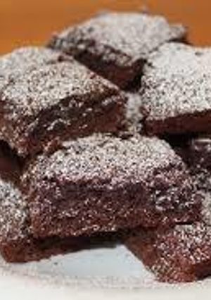 Una foto de Brownies sin horno