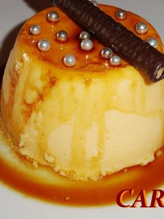 Una foto de Flan de limón y calabaza