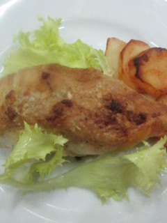 Una foto de Pechuga de pollo al limón con queso azul
