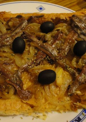 Una foto de Hojaldre napolitano de anchoas