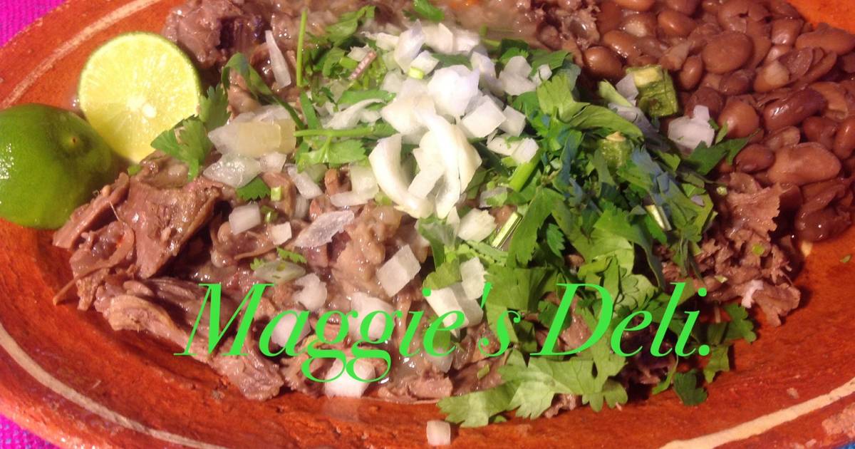 Barbacoa de res en olla express Receta de Maggie- Cookpad